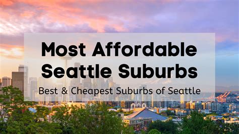 inexpensive areas to live near seattle airport